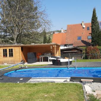 Harxheim Zellertal: Ruhig gelegenes EFH mit Pool und Garage - Bild# 7